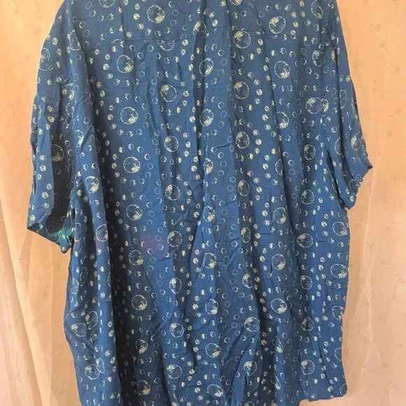 Moon Button Up Camp Shirt - Picture 3 of 4